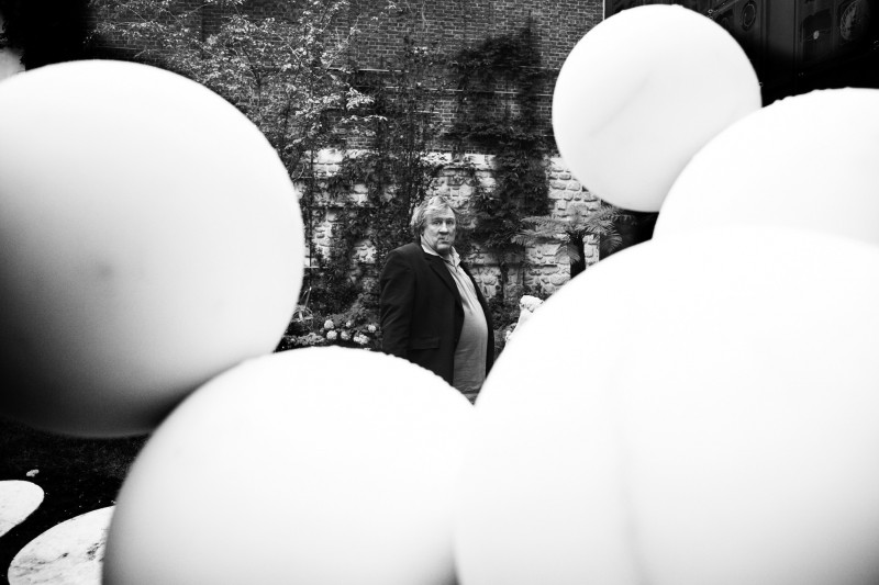 Vincent Pérez, Les Ballons, Gérard Depardieu, Paris, 2012.