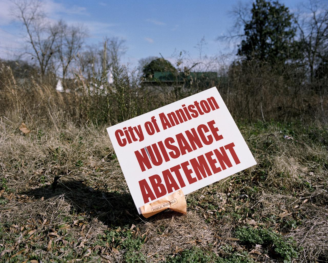 WEST ANNISTON, ALABAMA., de la série "Monsanto, une enquête photographique"