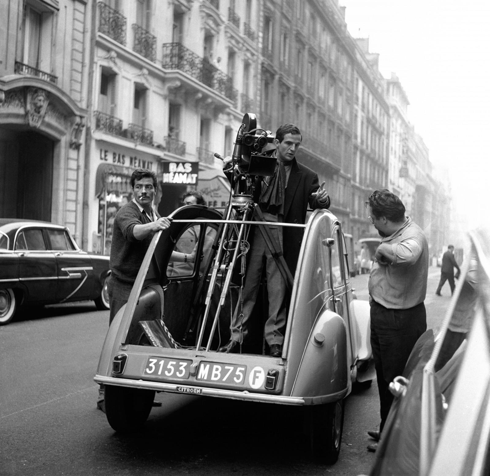 La Peau douce (François Truffaut, 1964). Paris, Avenue de Breteuil, 1963.